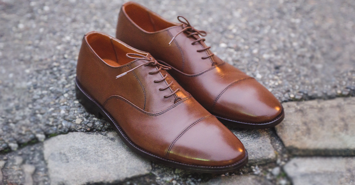 Buy Handmade Leather Oxford Shoes For Men 100 Real Leather